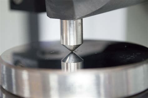 a test for a materials hardness|example of hardness tester.